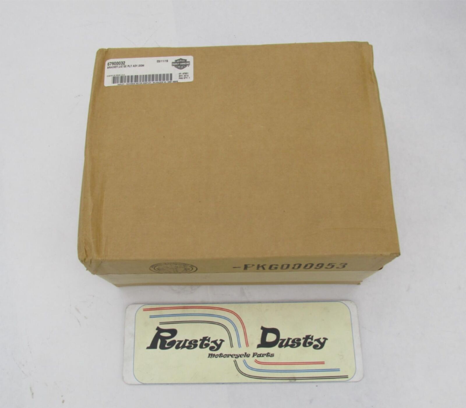 Harley Genuine NOS Night Rod License Plate Holder Bracket Assembly 67900032