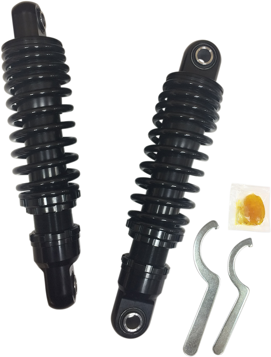 Drag Specialties Premium 10.5" Shocks Black 1310-1662