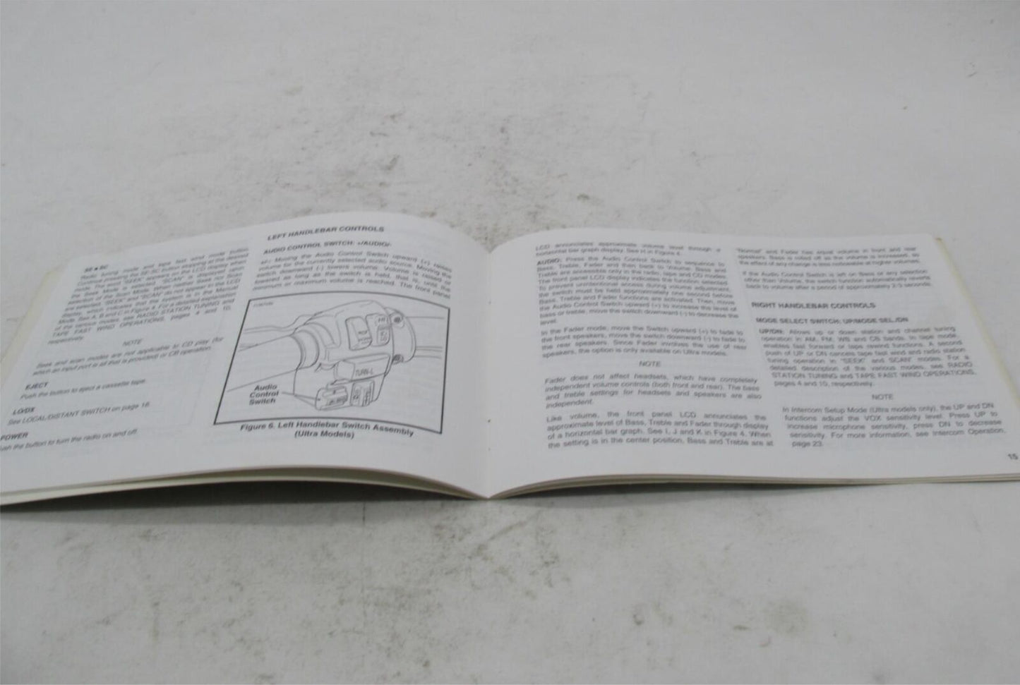 Harley-Davidson Official Factory 1998 Sound System Manual Book 99464-98