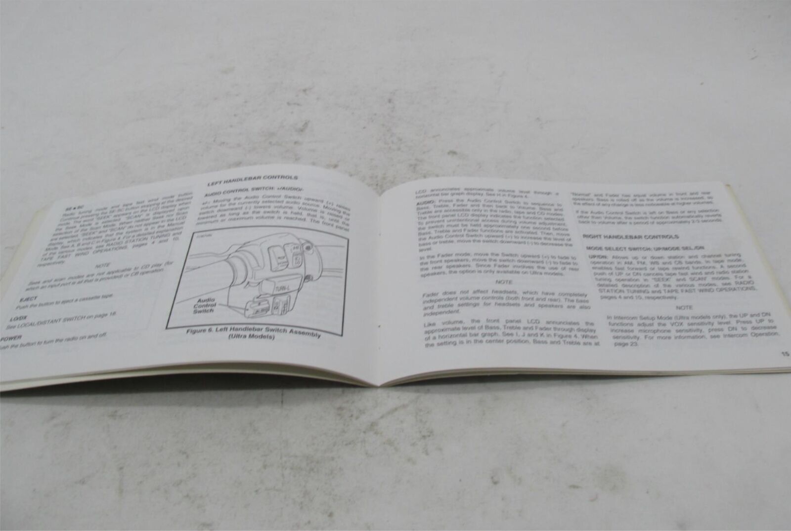 Harley-Davidson Official Factory 1998 Sound System Manual Book 99464-98