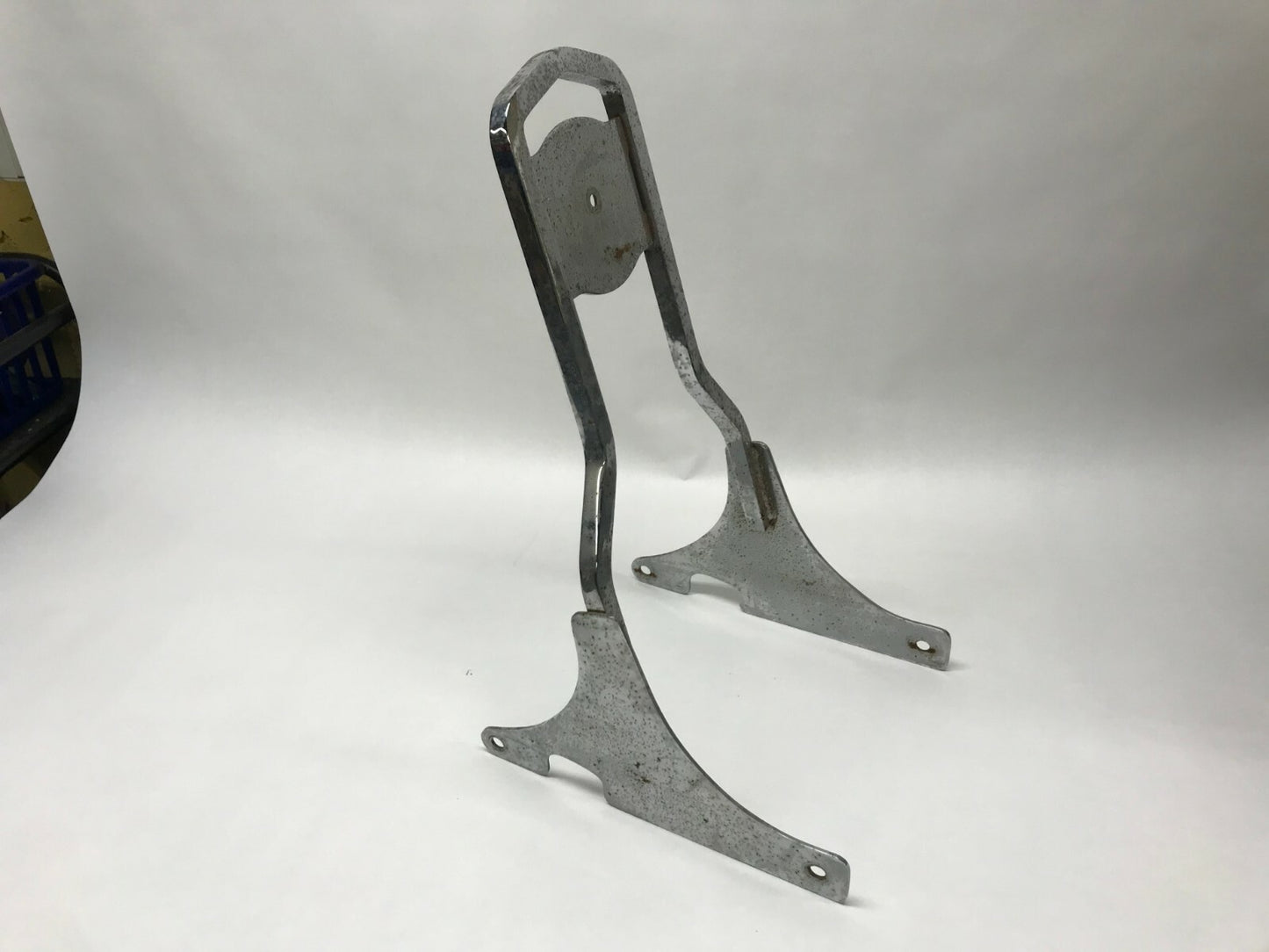 Harley Davidson Softail Sissy Bar Sideplates Chrome FXST FL Upright Ri