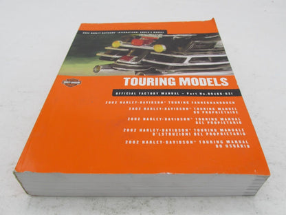 Harley-Davidson Official Factory 2002 Touring Factory Service Manual 99466-021