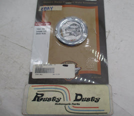 Harley Davidson Genuine NOS Dyna Fuel Gauge Chrome Bezel 74544-04A