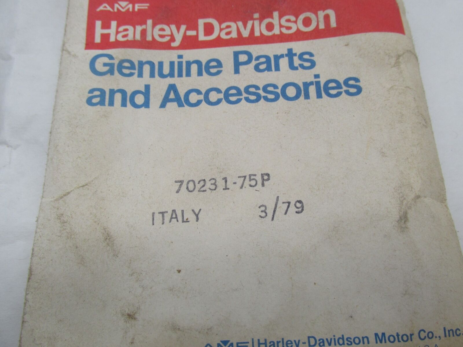 Harley-Davidson Genuine NOS Aermacchi Rear Brake Wiring Switch 70231-75P