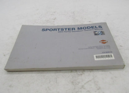 Harley-Davidson Factory 2003 100TH Anniversary Sportster Owner's Manual 99468-03