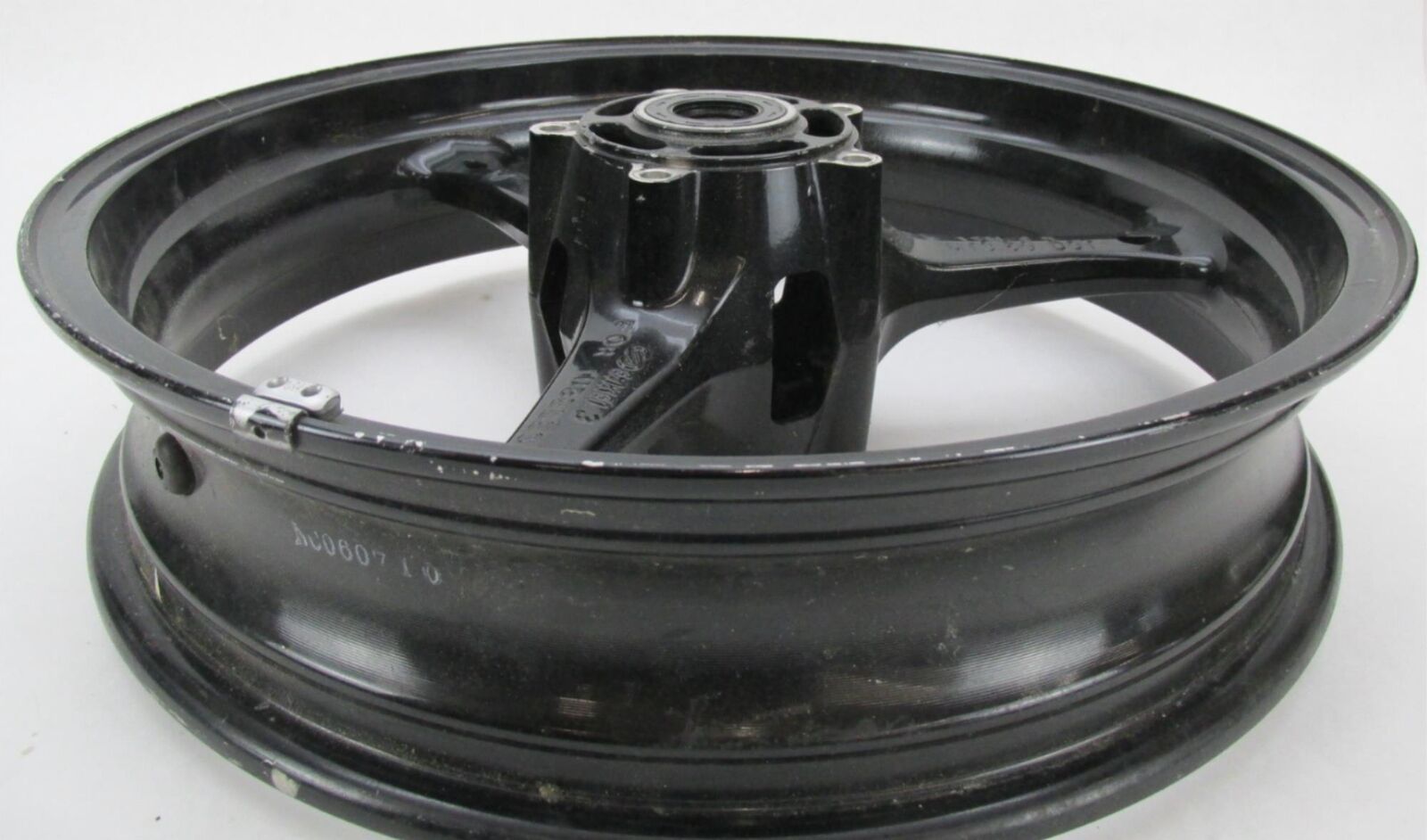 Enkei Motorcycle Tri Spoke 3 Spoke 17x3.5" Black Front Wheel