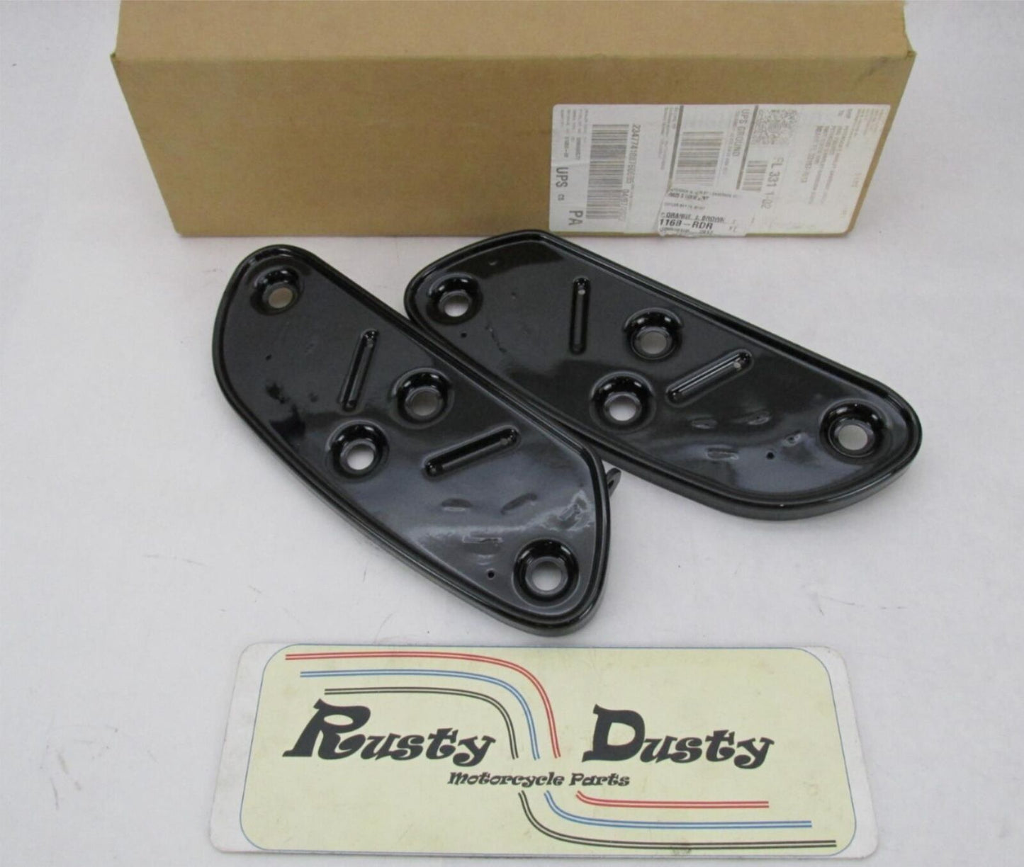 Harley-Davidson Genuine NOS Streamliner Black Rider Footboard Base Kit 51060-08