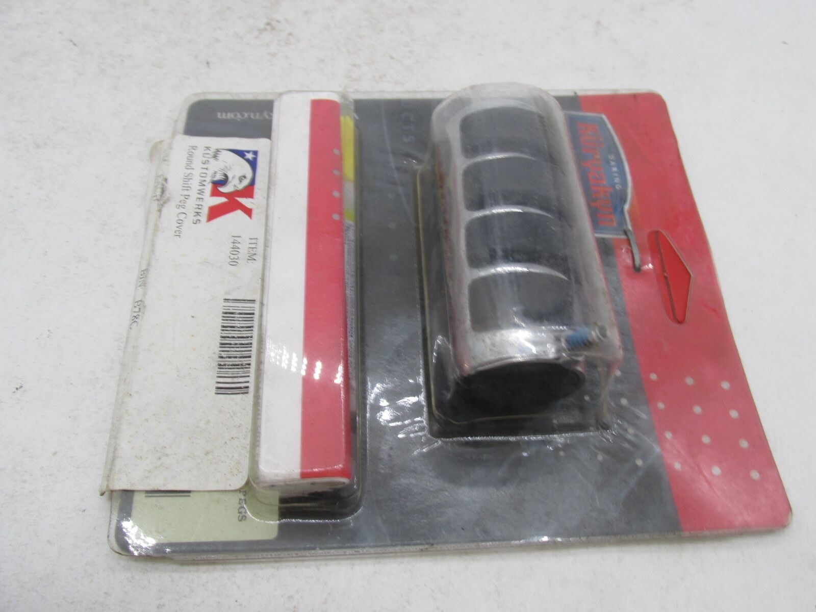 Kuryakyn Chrome Round Shift Peg Cover 9/16 x 2-9/16 Kawasaki Suzuki Yamaha 8851