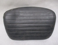 Harley Davidson Shovelhead Passenger Backrest Pad Stitched Vintage Black