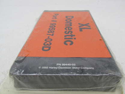 Harley Complete Factory 2003 Sportster Owner's Manual 99587-03D 99468-03