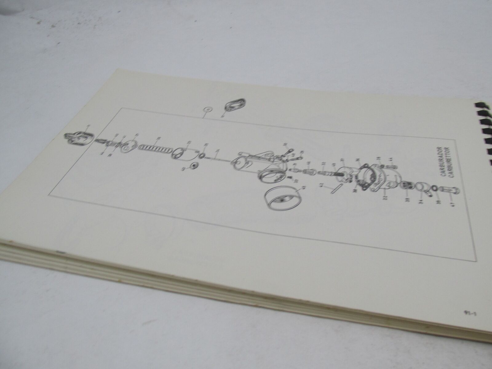 Bultaco Original Factory 1974 Sherpa T 91-92 Parts List Catalog Book 92.32-117
