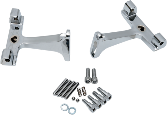 Drag Specialties Standard Passenger Floorboard Mounts Chrome 1621-0392
