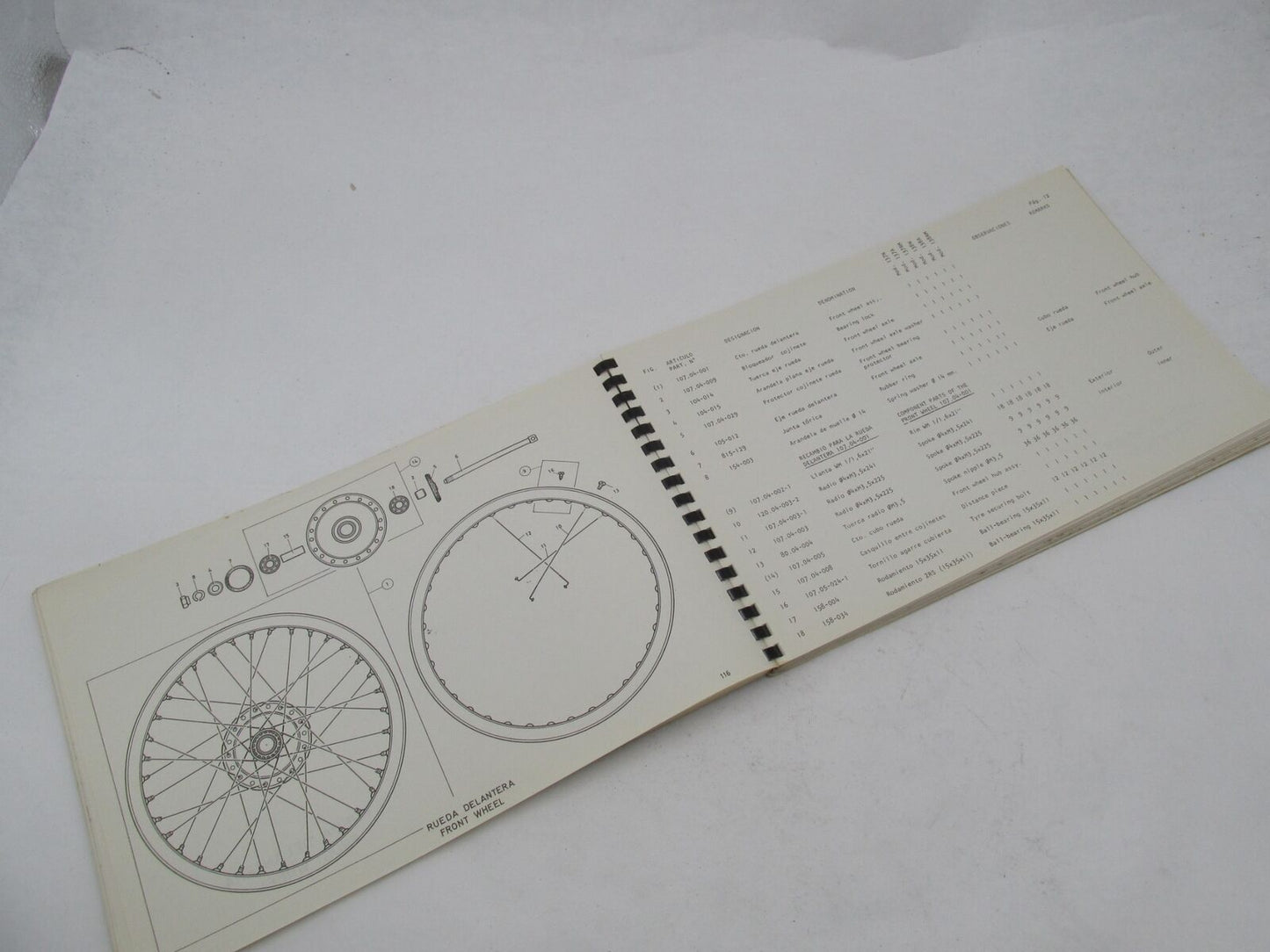 Bultaco Factory 1974 Alpina 137-138 Parts Catalog List Book Manual 113.32-117