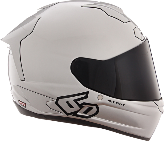 6D HELMETS ATS-1R Solid Helmet Gloss Silver Medium 30-0996