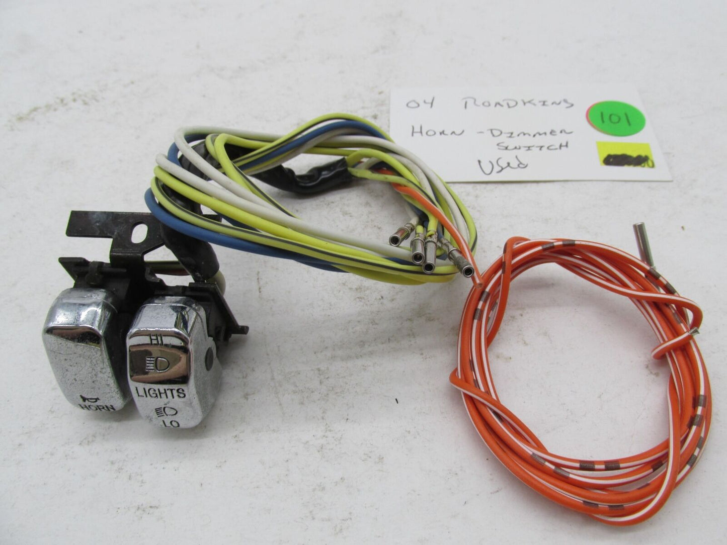 Harley Davidson 2004 Road King Horn/ Dimmer Handlebar Switch Assembly