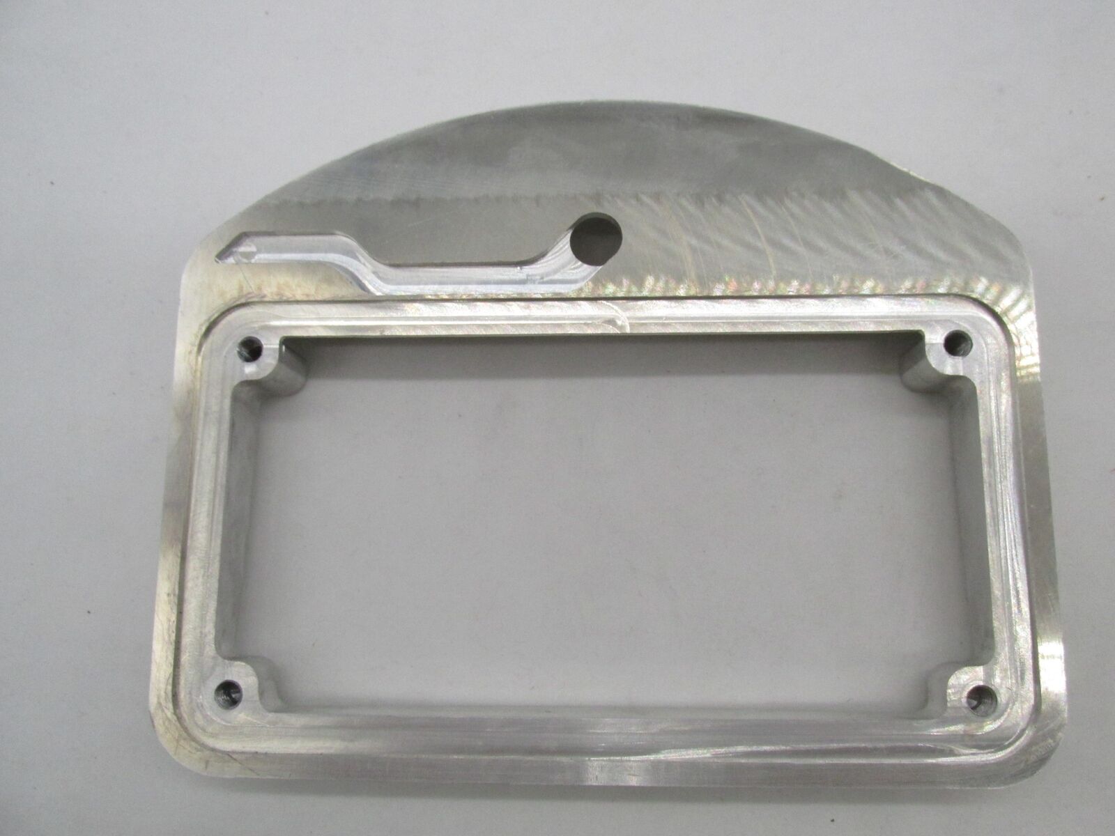Harley Chopper KustomWerkz Machined Taillight License Plate Bracket 76199
