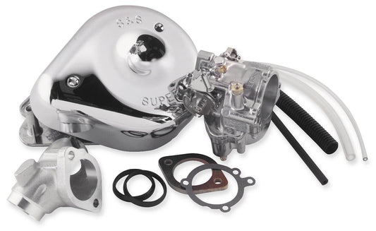 S & S Cycle Shorty Super Carburetors Kit - Super G 11-0434