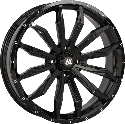 High Lifter HL21 Wheel 22x7 - 5/4.5 - 4+3 (+10 mm) Gloss Black 22HL21-1245