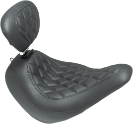 Mustang Wide Tripper Solo Seat Black Diamond 83043