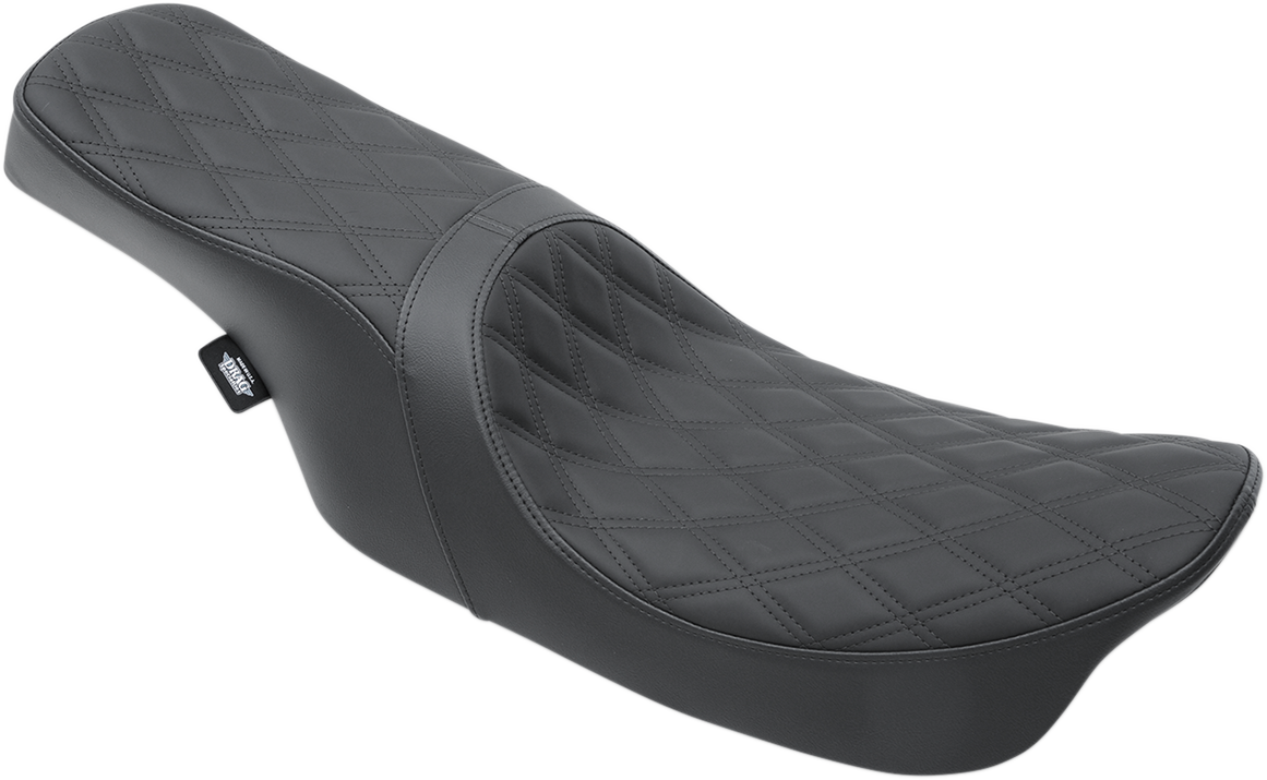 Drag Specialties Predator 2-Up Seat Double Diamond Stitch 0801-1154