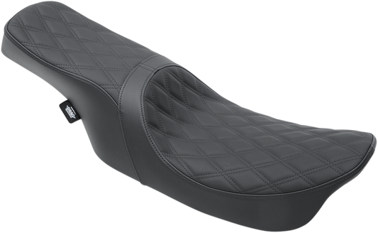 Drag Specialties Predator 2-Up Seat Double Diamond Stitch 0801-1154