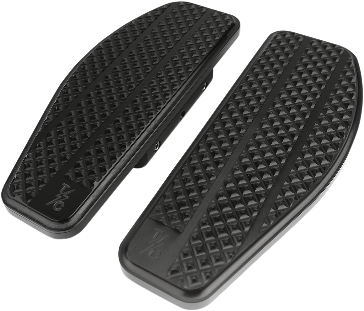 THRASHIN SUPPLY CO. Bagger Floorboards Black TSC-2205-1