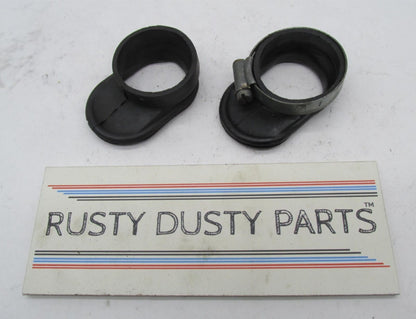 Pair Triumph BSA 1-7/8" Carb to Airbox Connectors TR6 BSA A65 OIF Boots 83-2625