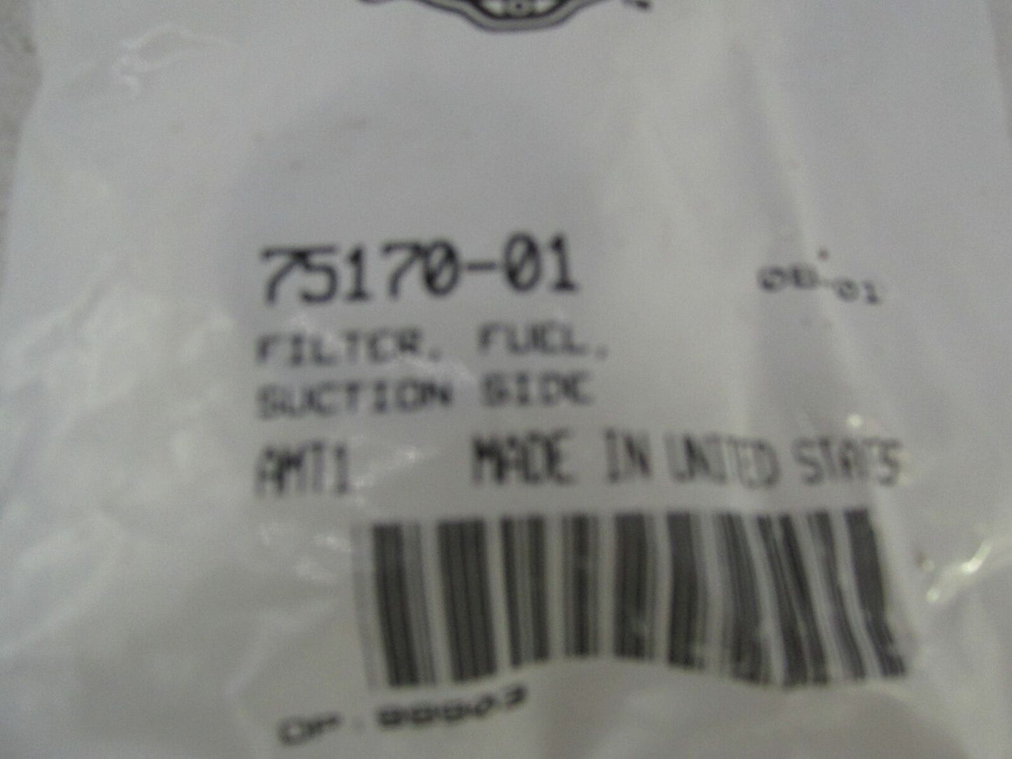 Harley Davidson Genuine NOS Suction Side Fuel Filter 75170-01