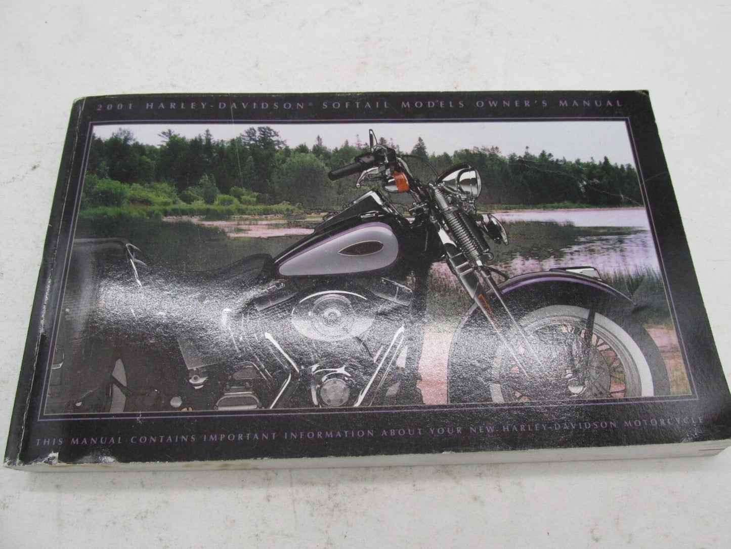Harley-Davidson Official Factory 2001 Softail Owner's Manual 99469-01
