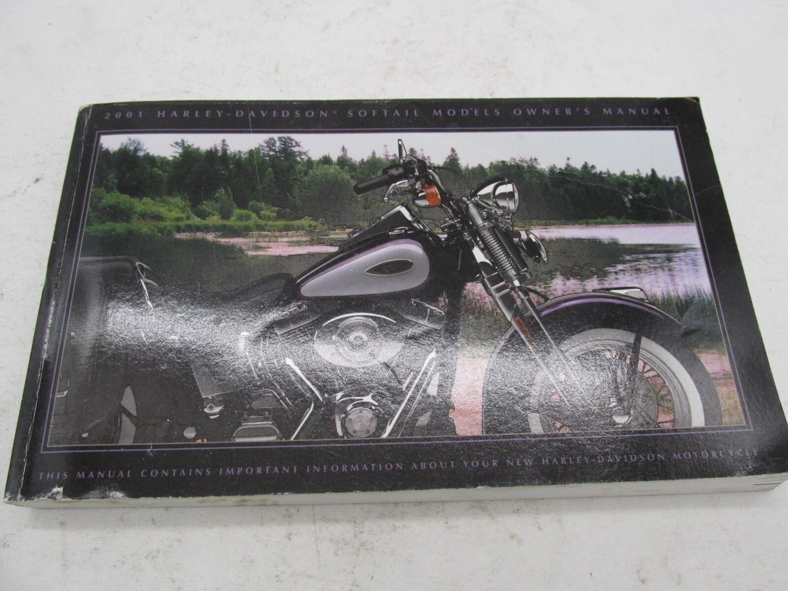 Harley-Davidson Official Factory 2001 Softail Owner's Manual 99469-01