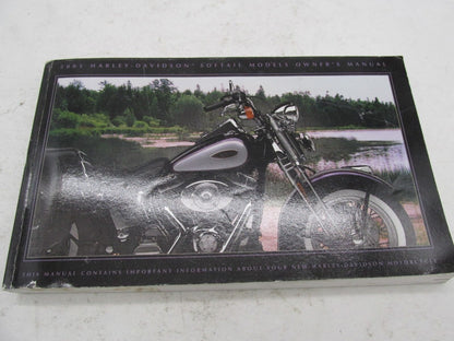 Harley-Davidson Official Factory 2001 Softail Owner's Manual 99469-01