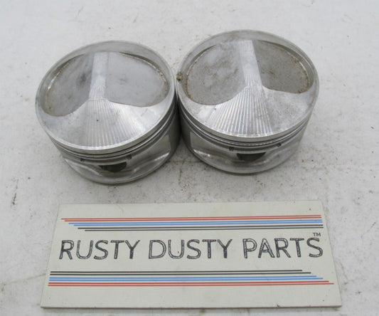 Pair of Harley Davidson Ross NOS High Performance Over Sized 392 Pistons