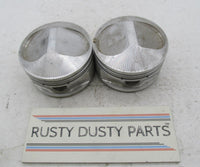 Pair of Harley Davidson Ross NOS High Performance Over Sized 392 Pistons