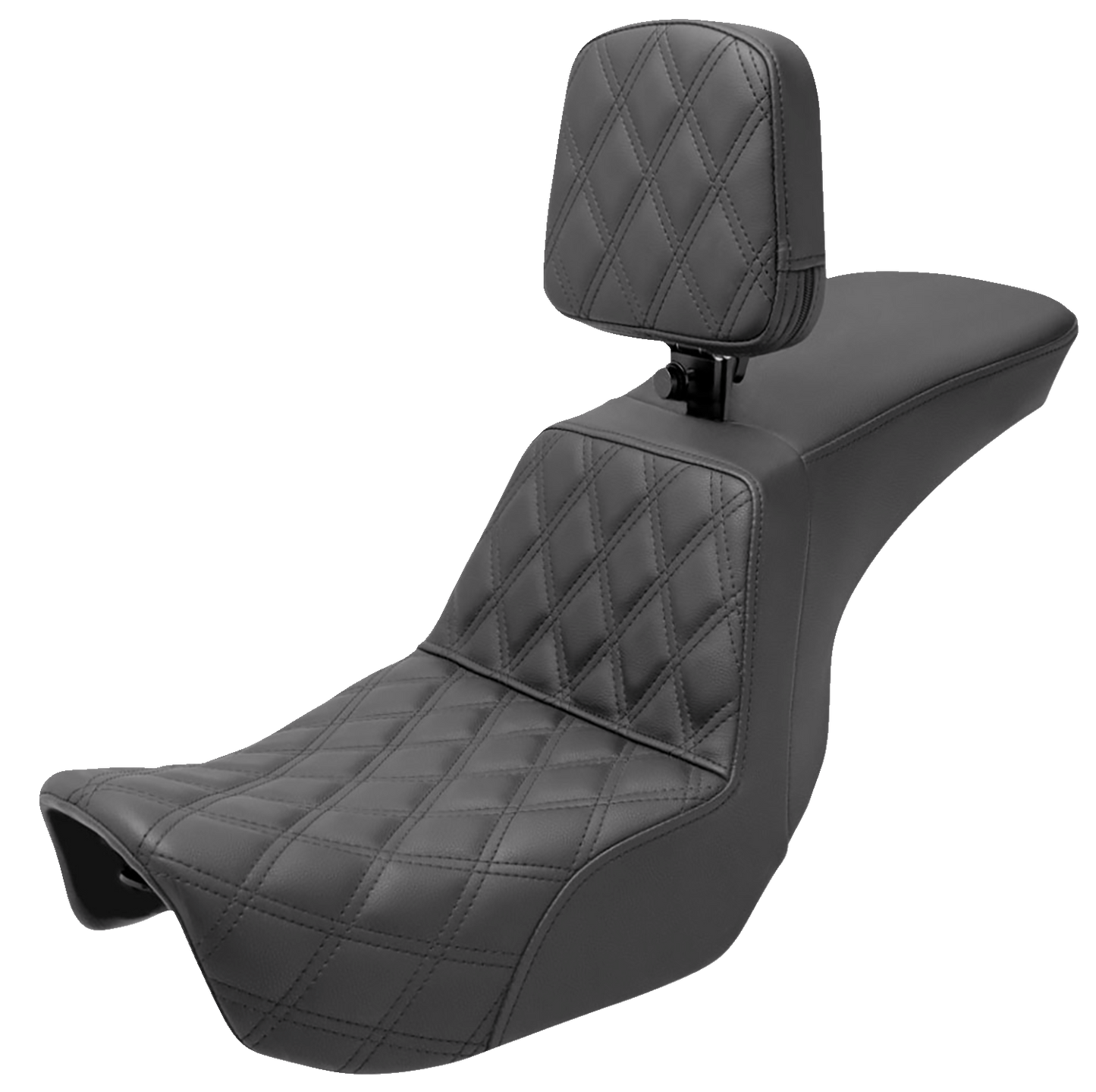 Saddlemen Tour Step Up Seat - Rider Backrest 806-04-192BR