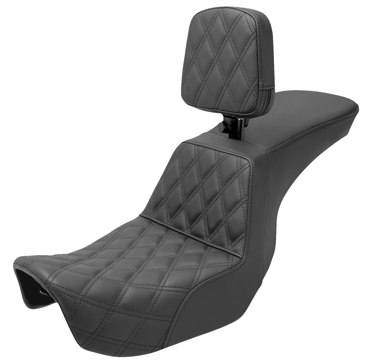 Saddlemen Tour Step Up Seat - Rider Backrest 806-04-192BR