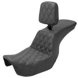 Saddlemen Tour Step Up Seat - Rider Backrest 806-04-192BR