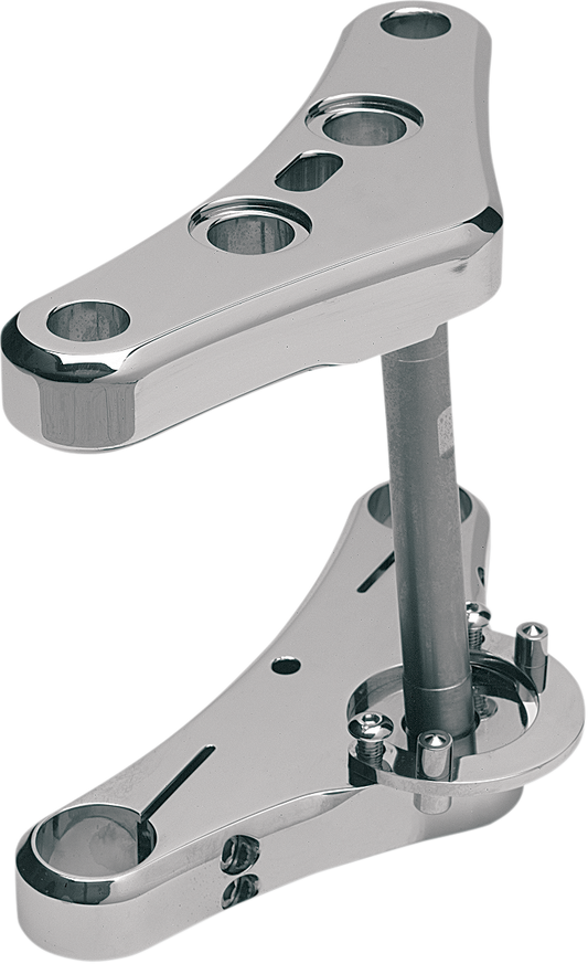 Accutronix 41mm Triple Tree 5 Deg. Elite Smooth - Chrome TWR541-ESC