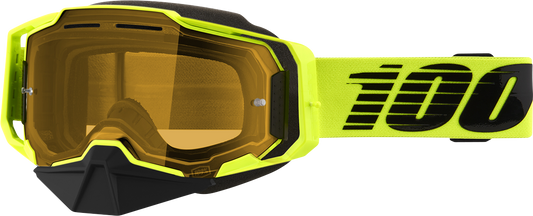 100% Armega Snow Goggles Nuclear Citrus - Yellow 50007-00003