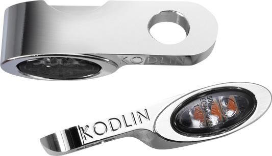 KODLIN USA Elypse LED 2-1 Turn Signals Chrome K68511