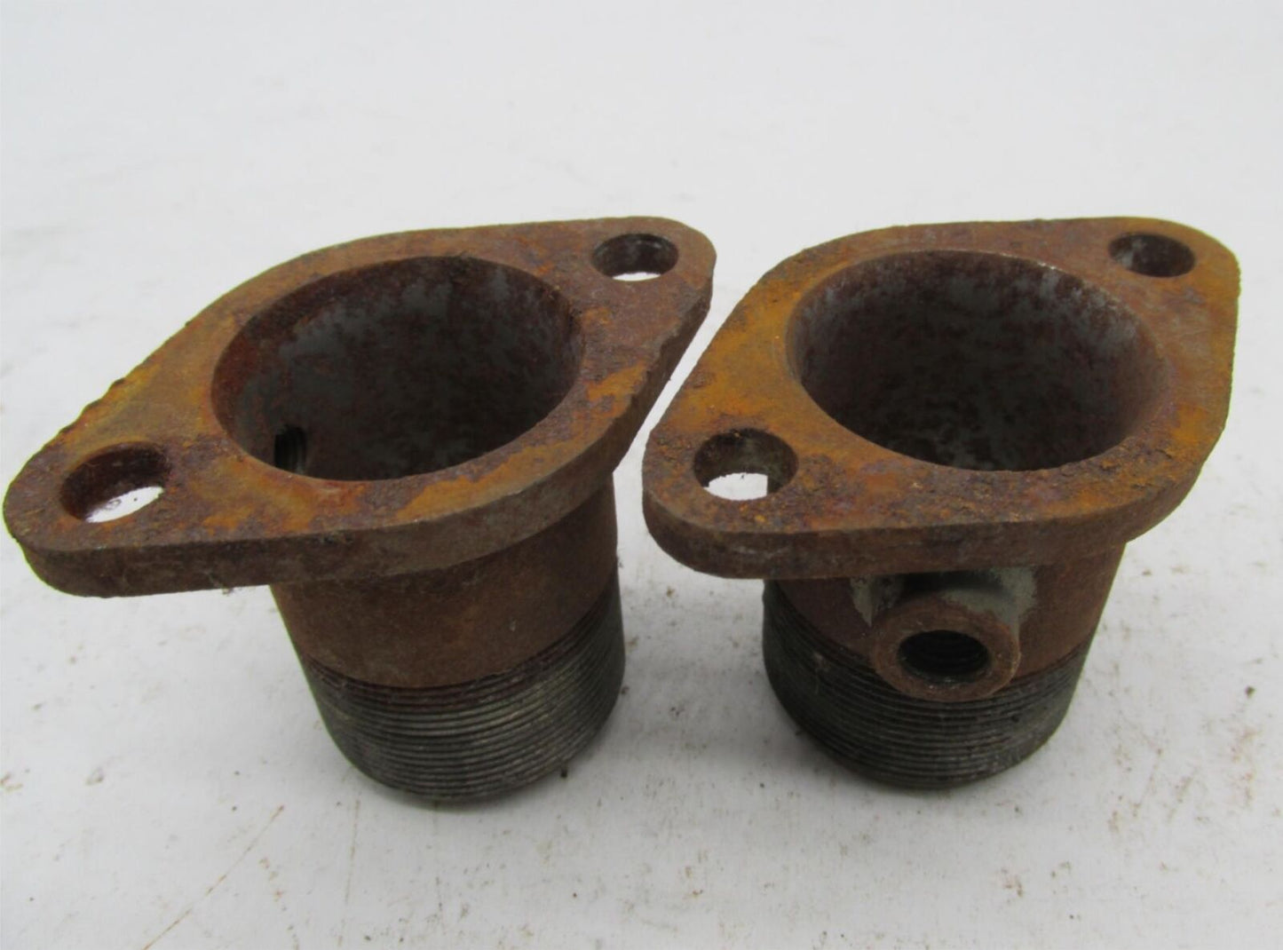 Pair of Vintage Triumph Pre-unit Intake Manifolds T120