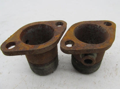 Pair of Vintage Triumph Pre-unit Intake Manifolds T120