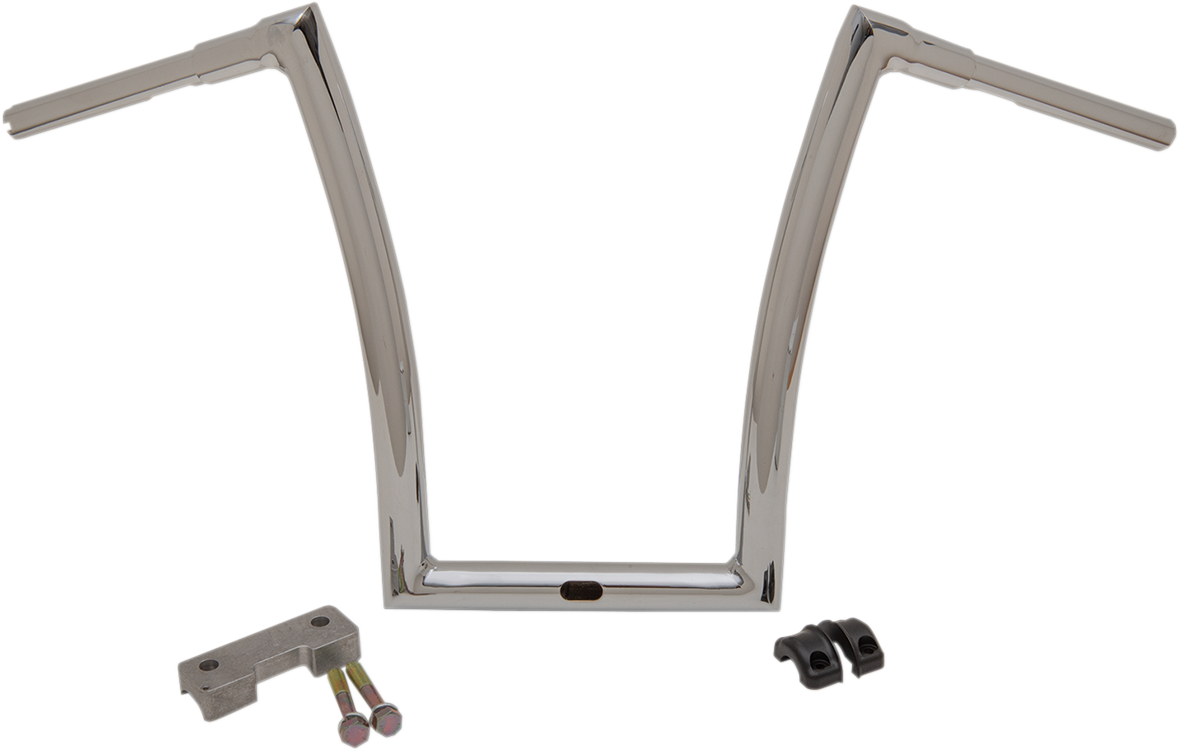 Todd's Cycle 1-1/2" Touring Strip Handlebar 17" Rise Chrome 0601-5203