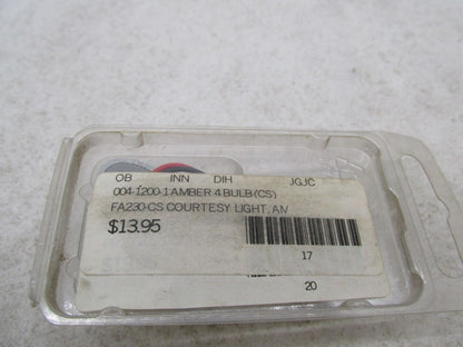 Motorcycle Harley Plug & Play Amber 4 Bulb LED Marker Light 004-1200 FA230-CS