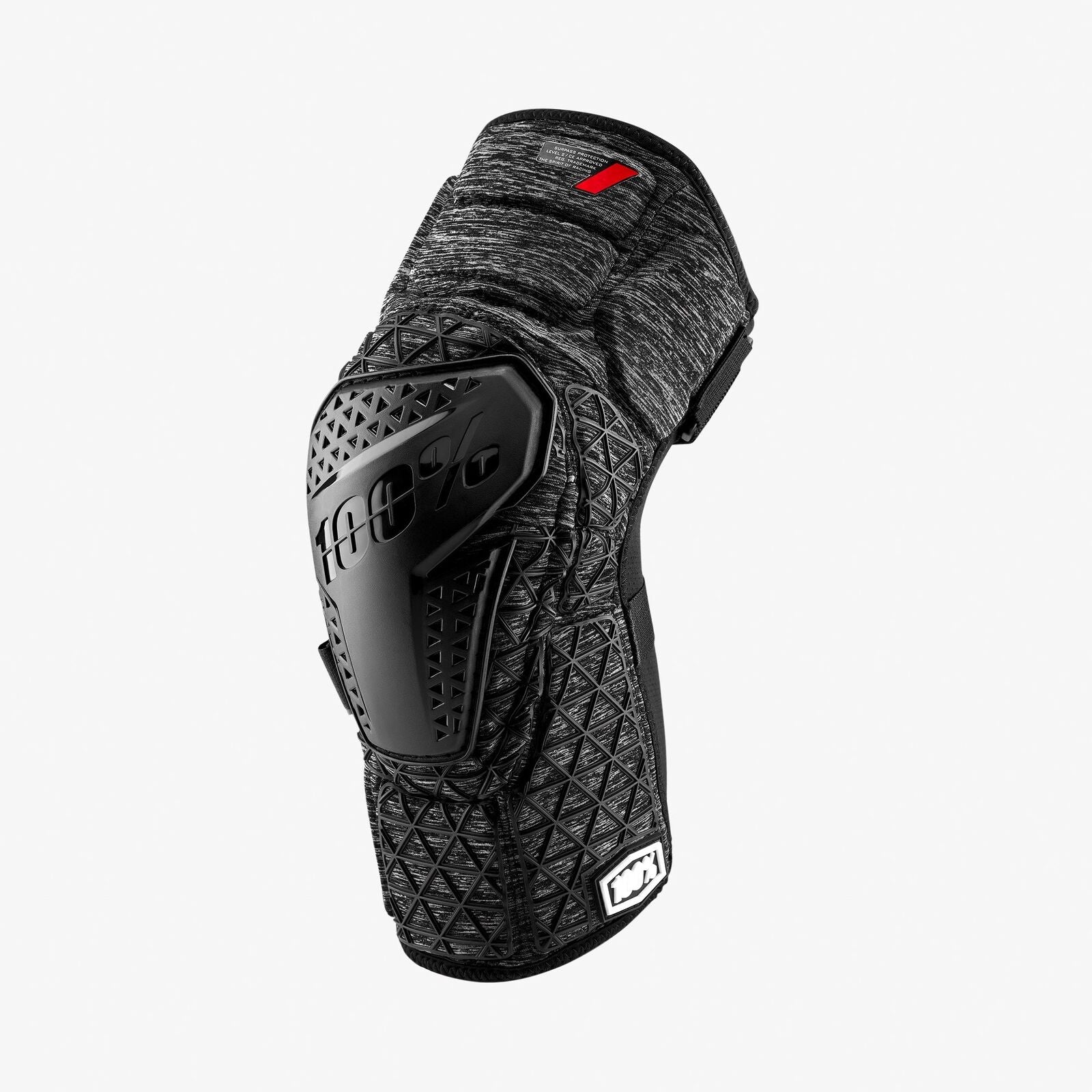 100% Surpass Knee Guards Gray/Black Large 90210-052-12