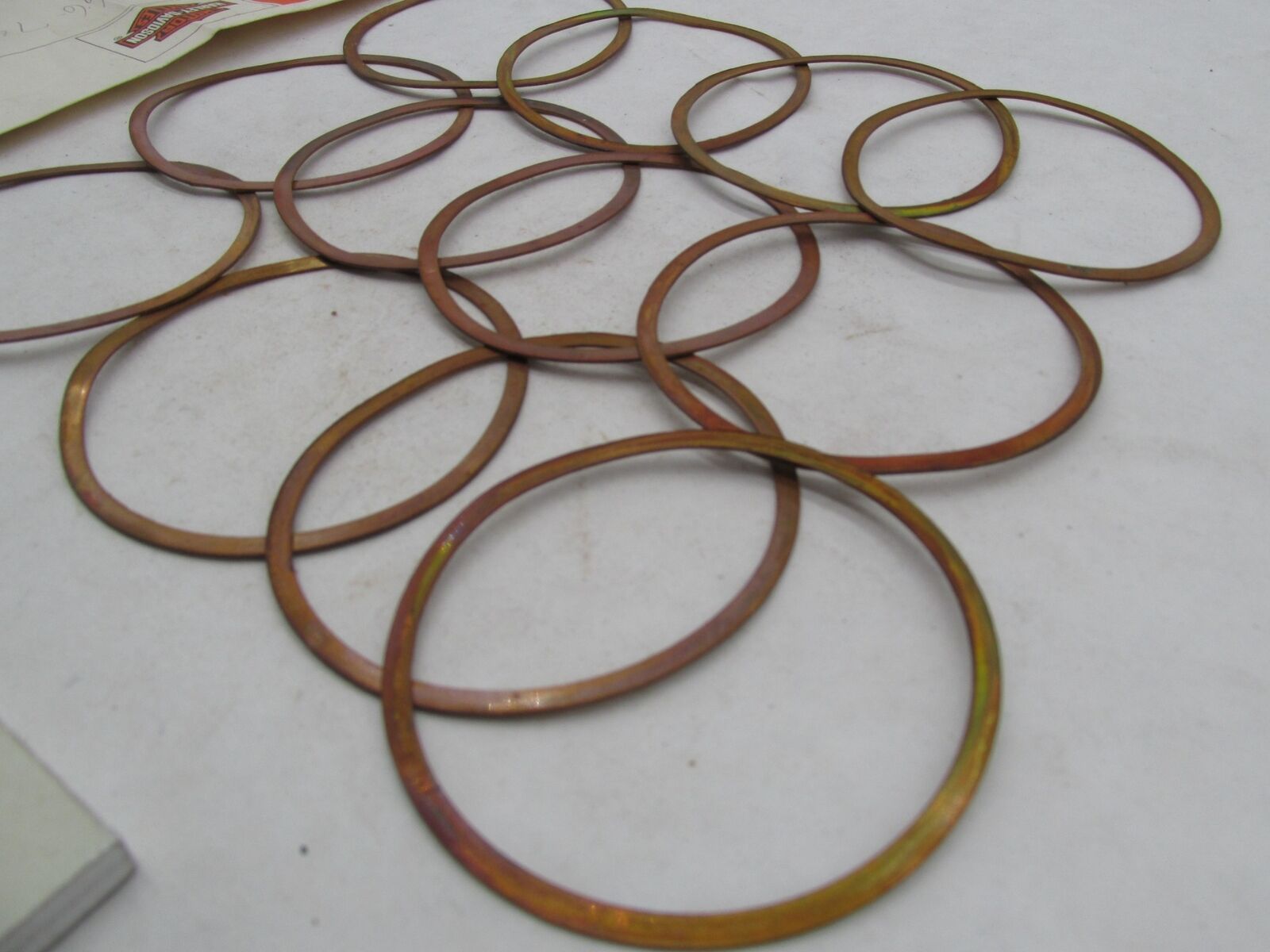 Lot of 12 Harley-Davidson Genuine NOS Aermacchi Cylinder Head Gaskets 16766-74P