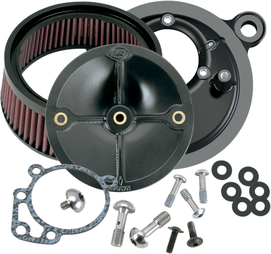 S & S Cycle Stealth Air Cleaner Kit for Stock Fuel System 170-0100
