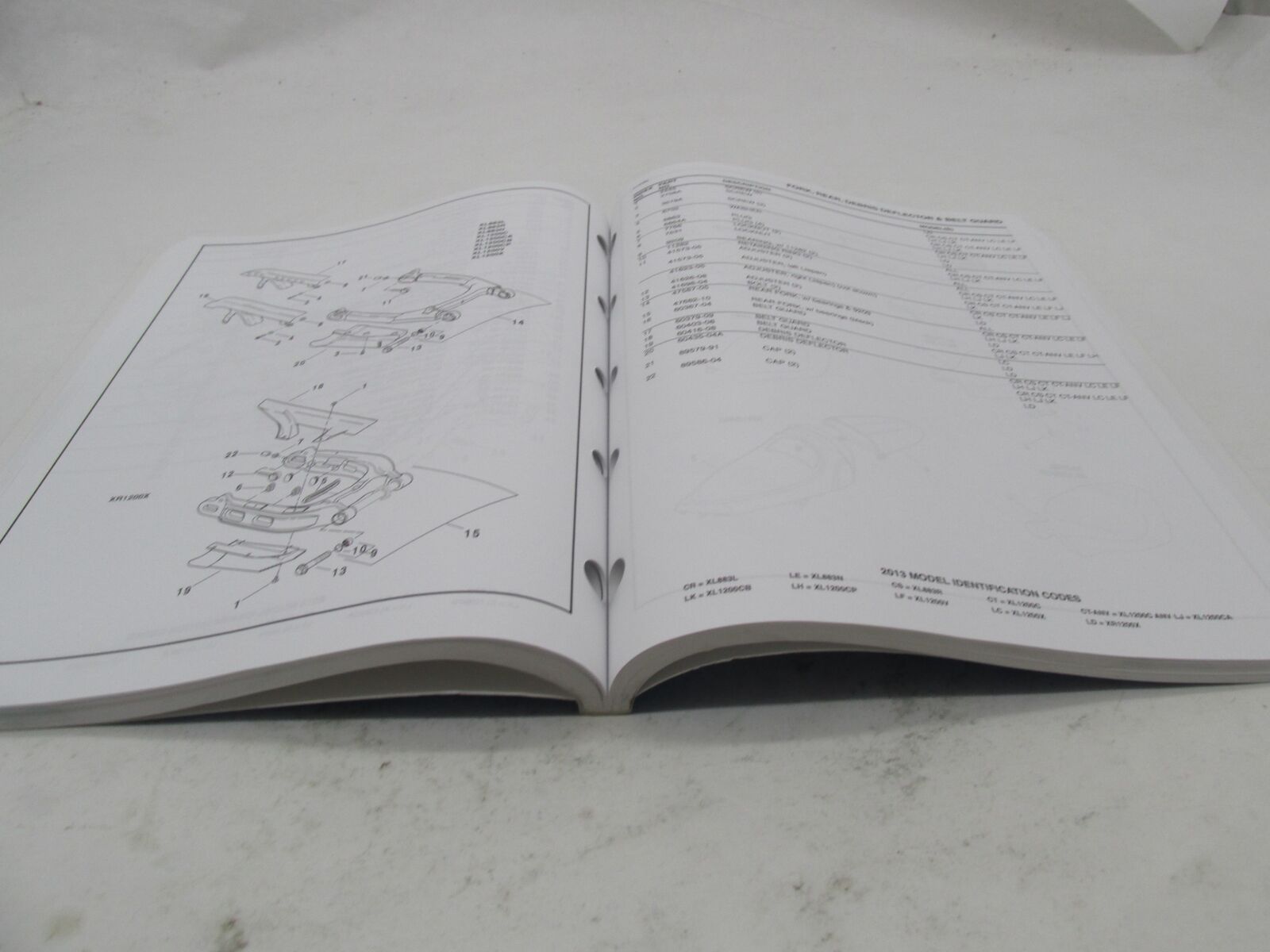 Harley-Davidson Official Factory 2013 Sportster Models Parts Catalog 99451-13