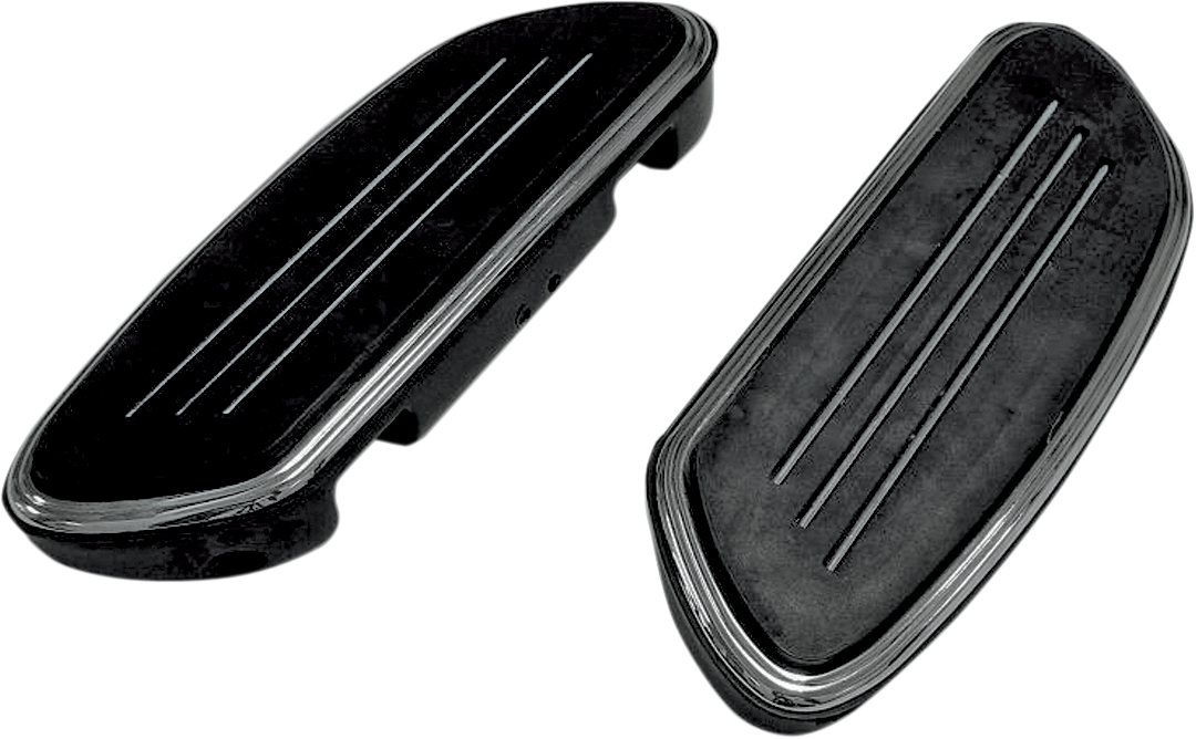 Drag Specialties Streamline Passenger Floorboards Black 1621-0350