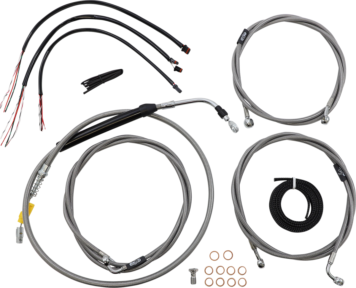 LA Choppers Handlebar Cable/Brake Line Kit LA-8056KT2-13
