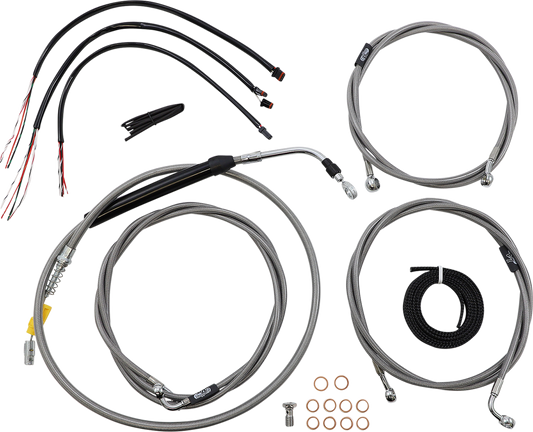LA Choppers Handlebar Cable/Brake Line Kit LA-8056KT2-13
